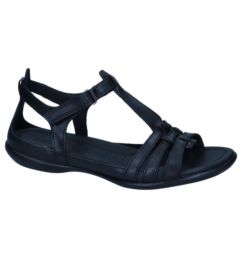 ECCO Flash Zwarte Sandalen in leer (287286)