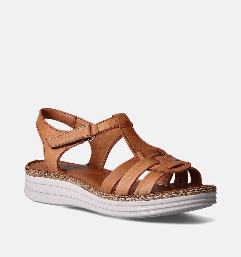Hush Puppies Maki Cognac Sandalen voor dames (357591)