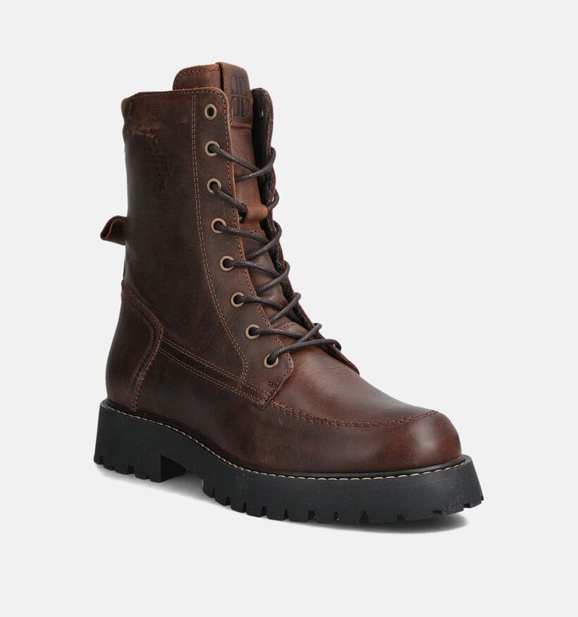 Laurent David Boots à lacets en Marron pour femmes (364489)