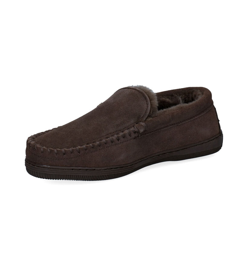 Warmbat Grizzly Cognac Pantoffels voor heren (314422)