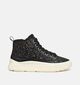 Geox Laquinny Zwarte Sneakers Glitter voor meisjes (361919) - geschikt voor steunzolen