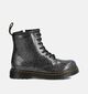 Dr. Martens 1460 Junior Zwarte Boots met Veter en Rits voor meisjes (375992)