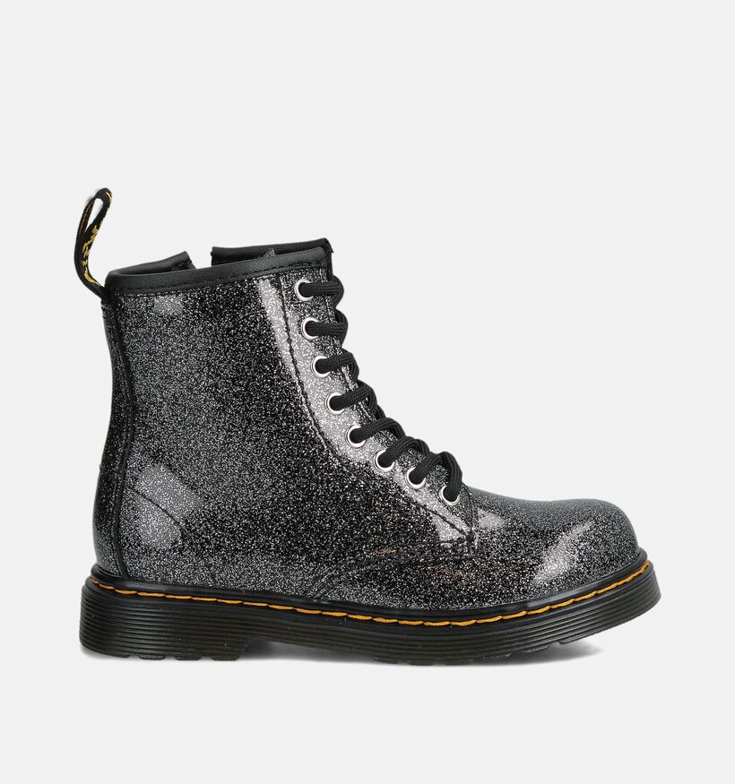 Dr. Martens 1460 Junior Zwarte Boots met Veter en Rits voor meisjes (375992)