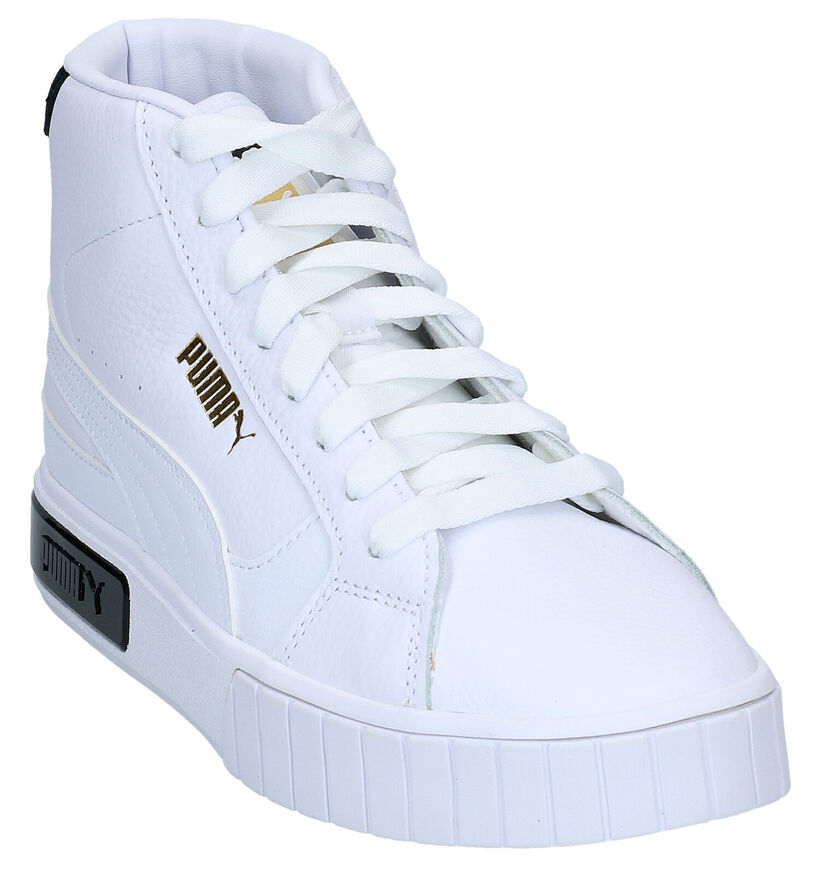 Puma Cali Star Mid Baskets Hautes en Noir pour femmes (293522) - pour semelles orthopédiques