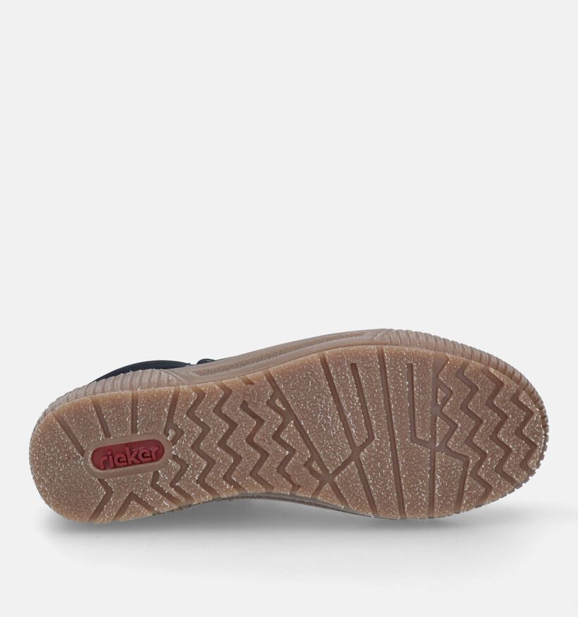 Rieker Baskets montantes en Noir pour femmes (331596) - pour semelles orthopédiques