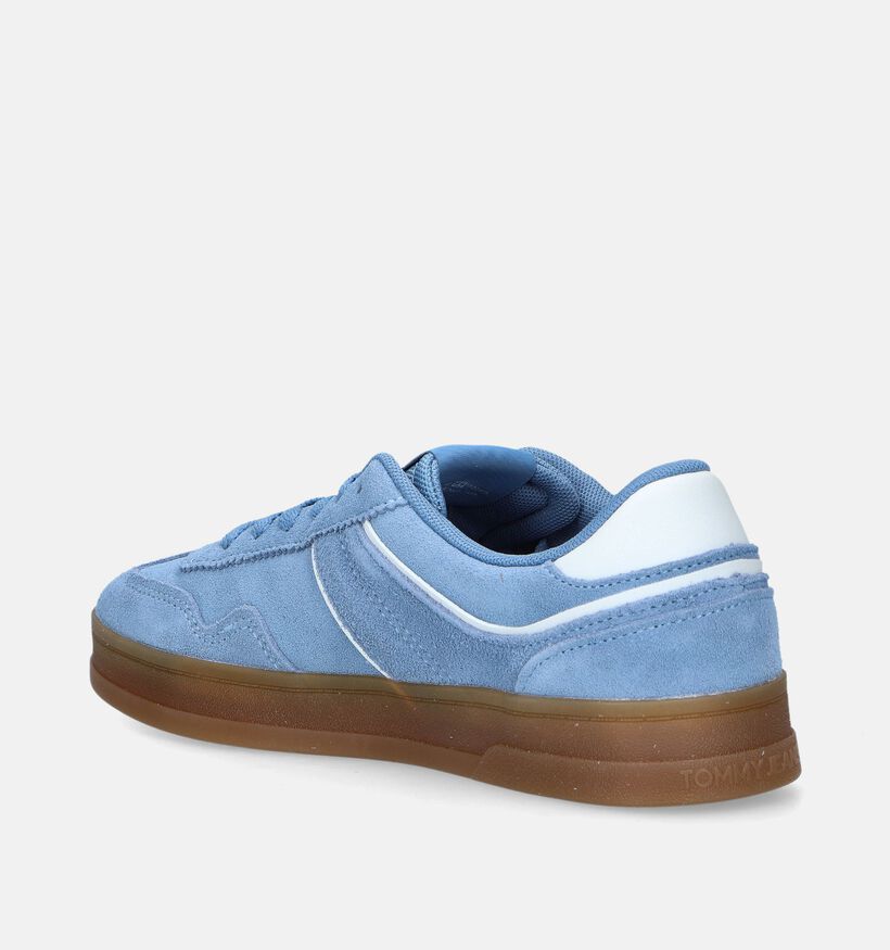 Tommy Hilfiger The Greenwich Suede Blauwe Sneakers voor dames (349707) - geschikt voor steunzolen
