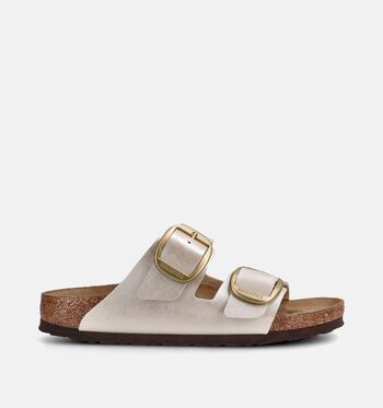 Birkenstock Big Buckle Slippers Graceful Pearl White