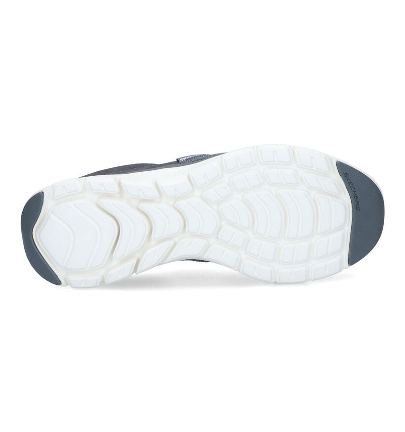 Skechers Flex Advantage Grijze Instappers in stof (305381)