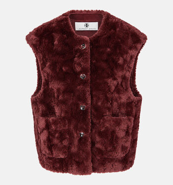 Laurent David Vestes Blanc/Taupe/Bordeaux