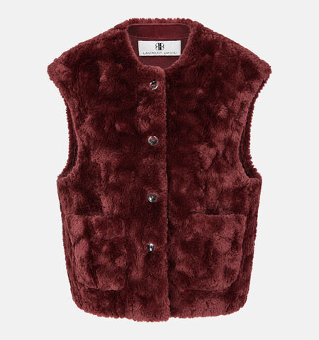 Laurent David Vesten Wit/Taupe/Bordeaux