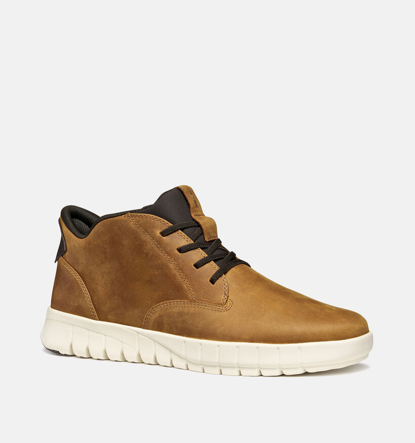 Geox Flextride Plus Bruine Hoge schoenen voor heren (360112) - geschikt voor steunzolen