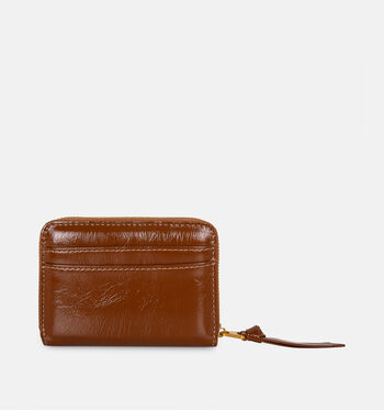Laurent David Portemonnees Cognac/Bruin/Bordeaux/Groen