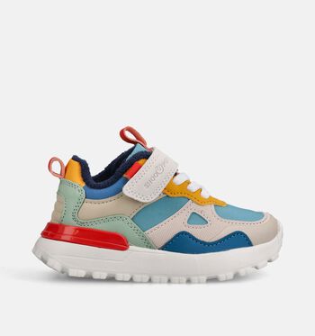 Shoo Pom Sneakers Wit/Blauw/Roze