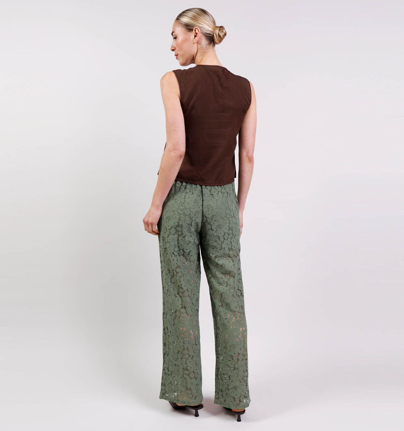 Vila x Loredana Tevira Tie String D&eacute;bardeur en Marron pour femmes (375151)