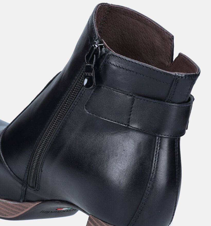 NeroGiardini Bottines avec talon carré en Noir pour femmes (345555)