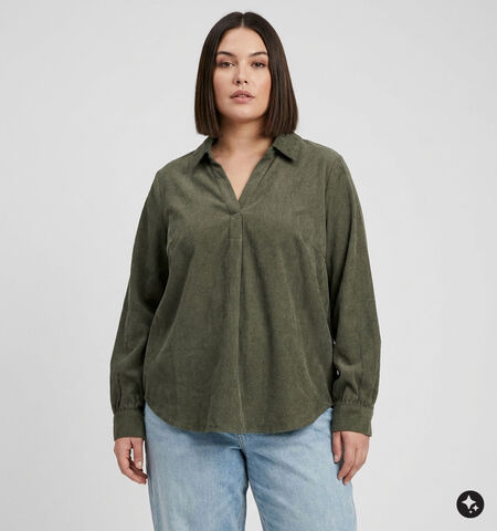 Vero Moda Curve Blouses Groen