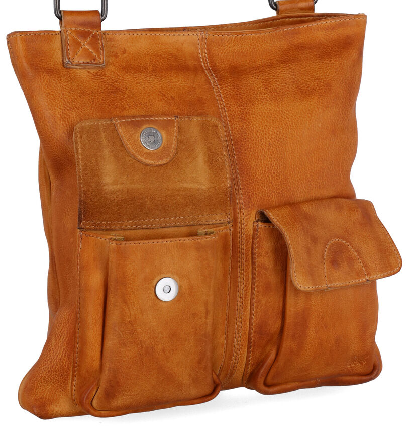 Bear Design Cognac Crossbody tas voor dames (342829)