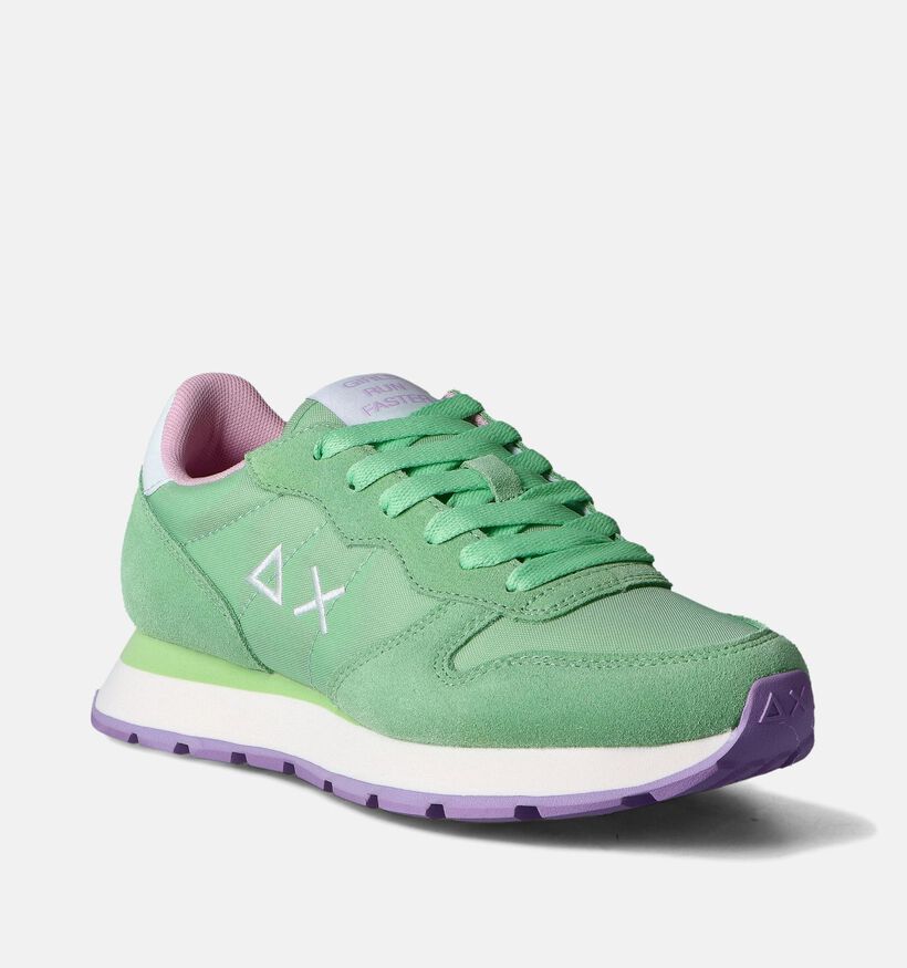 Sun68 Baskets casual en Vert pour femmes (351691) - pour semelles orthopédiques