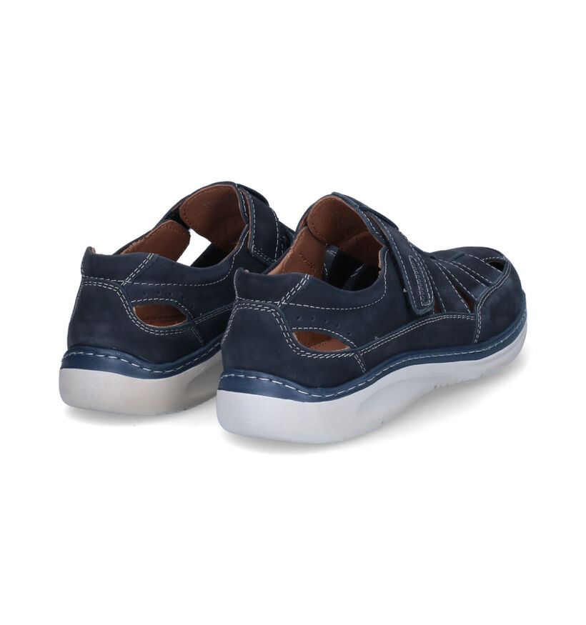 Ara Pedro Sandales en Bleu en nubuck (307709)