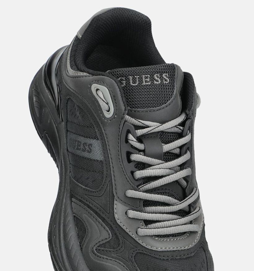 Guess Squan2 Chaussures plates en Noir pour hommes (375731) - pour semelles orthop&eacute;diques