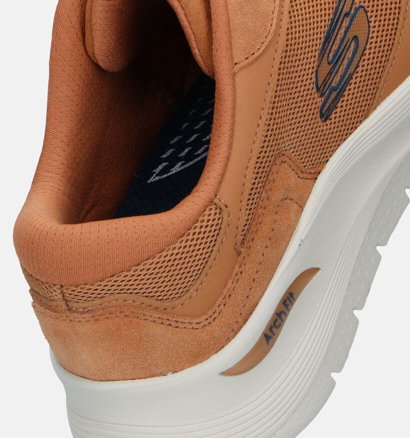 Skechers Arch Fit 2.0 The Keep Cognac Sneakers voor heren (343955) - geschikt voor steunzolen