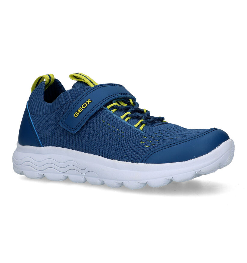 Geox Spherica Baskets en Bleu pour garçons (326618)