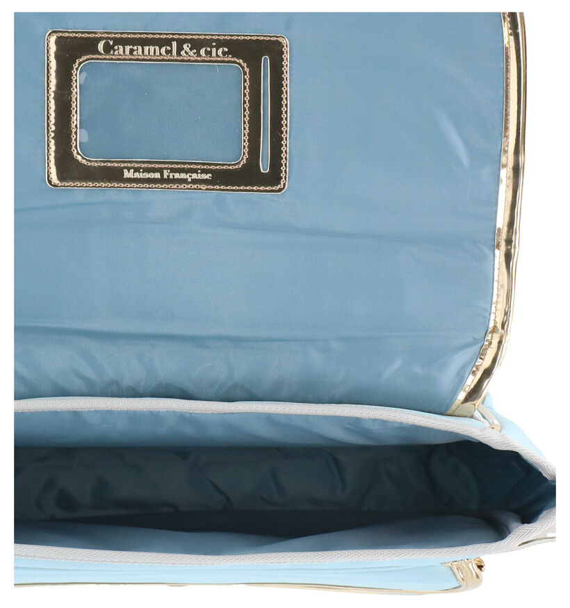 Caramel & cie Blauwe Kinderboekentas in stof (294208)