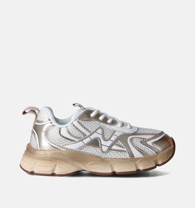 Naturino Wave Gouden Sneakers voor meisjes (359965) - geschikt voor steunzolen