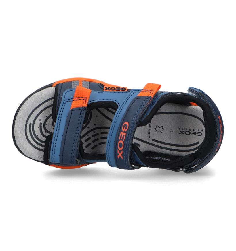 Geox Borealis Blauwe Sandalen in kunstleer (320624)