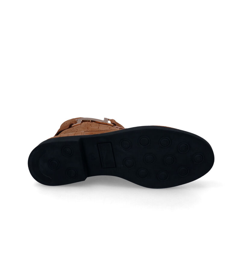 Nathan-Baume Bottines à lacets en Cognac en daim (315968)
