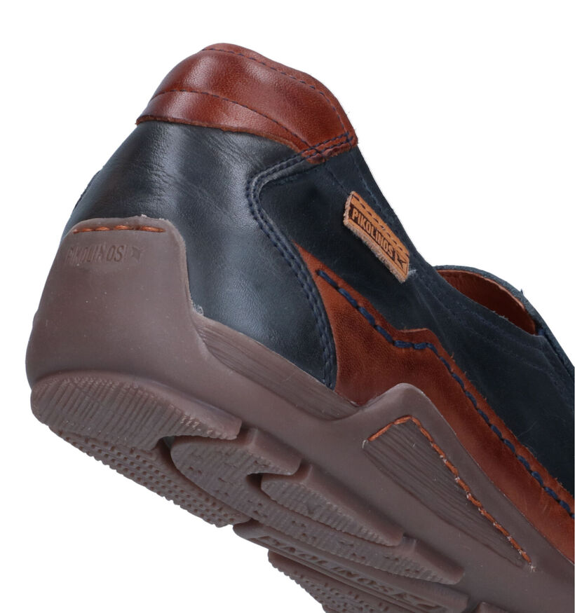 Pikolinos Azores Mocassins en Bleu pour hommes (339797) - pour semelles orthopédiques