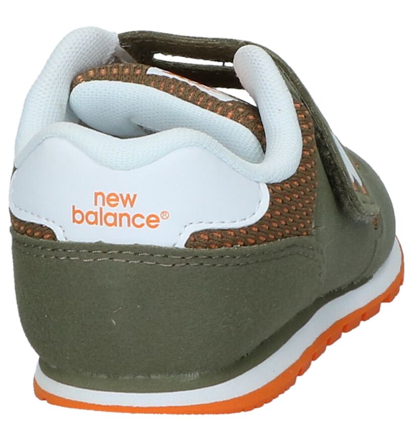 Kaki Lage Sportieve Sneakers New Balance in stof (210262)