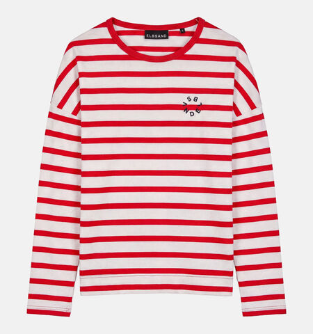 Elsband T-shirts Blauw/Rood