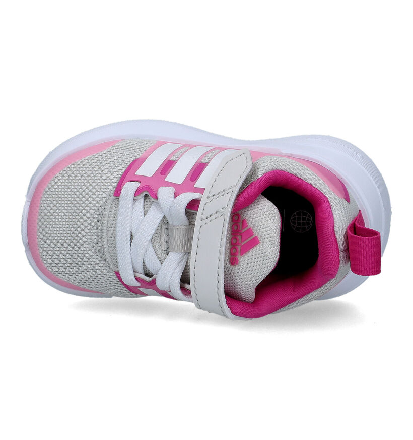 adidas Fortarun EL Baskets en Rose pour filles (325157) - pour semelles orthopédiques