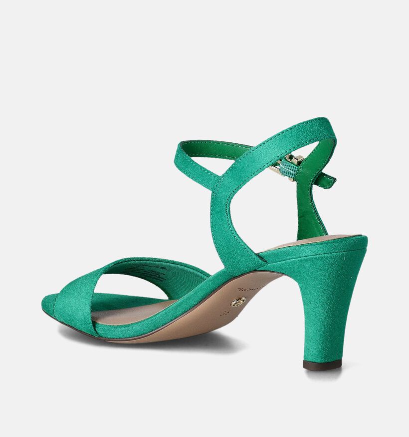 Tamaris Sandales à talons en Vert pour femmes (354313)