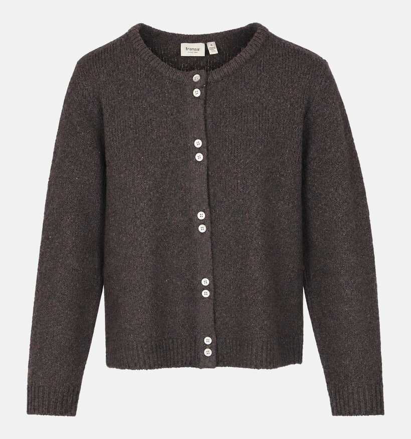 Fransa Bela Gilet en Brun fonc&eacute; pour femmes (379936)