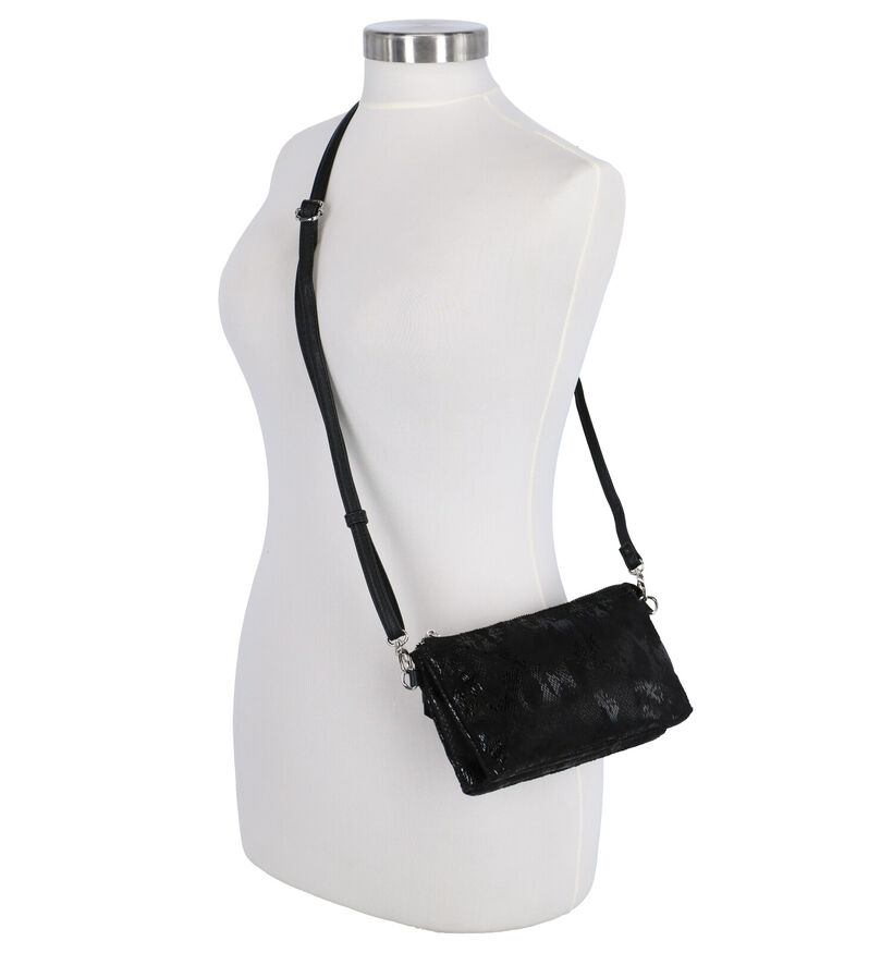 Gabor Emmy Zwarte Crossbody Tas in kunstleer (305867)