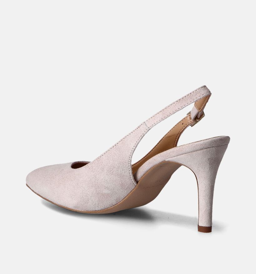 Laurent David Beige Slingback pumps voor dames (357911)