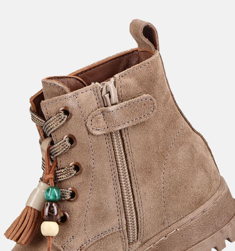 Little David Bruine Boots met Glitterveters voor meisjes (379076)