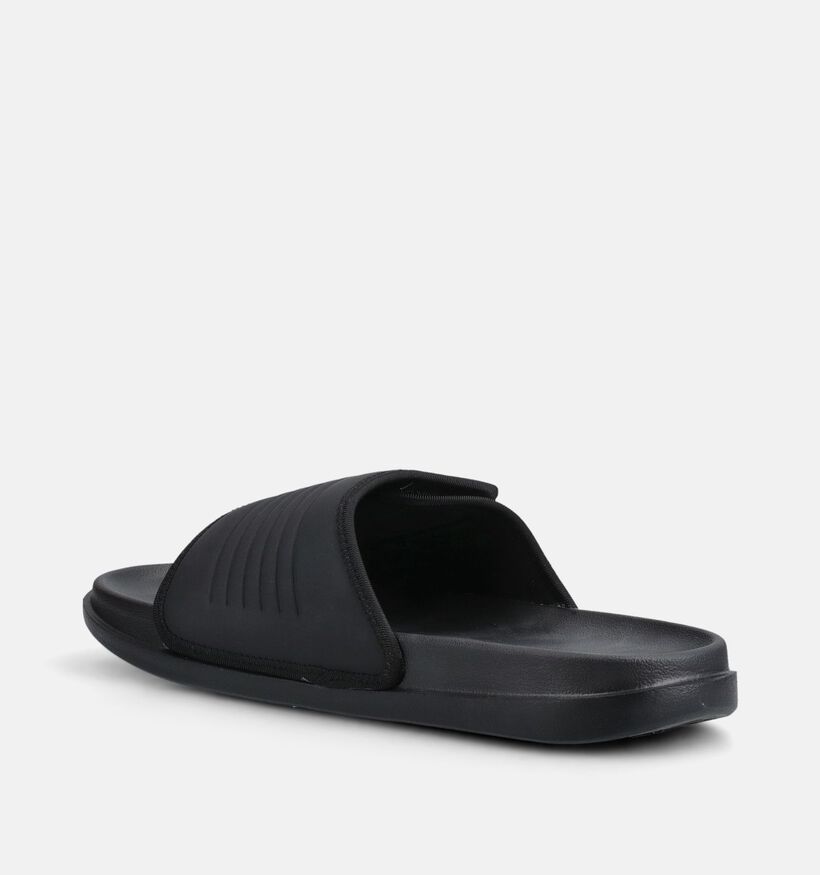 Jack & Jones Nelsen Velcro Slider Claquettes en Noir pour hommes (369691)