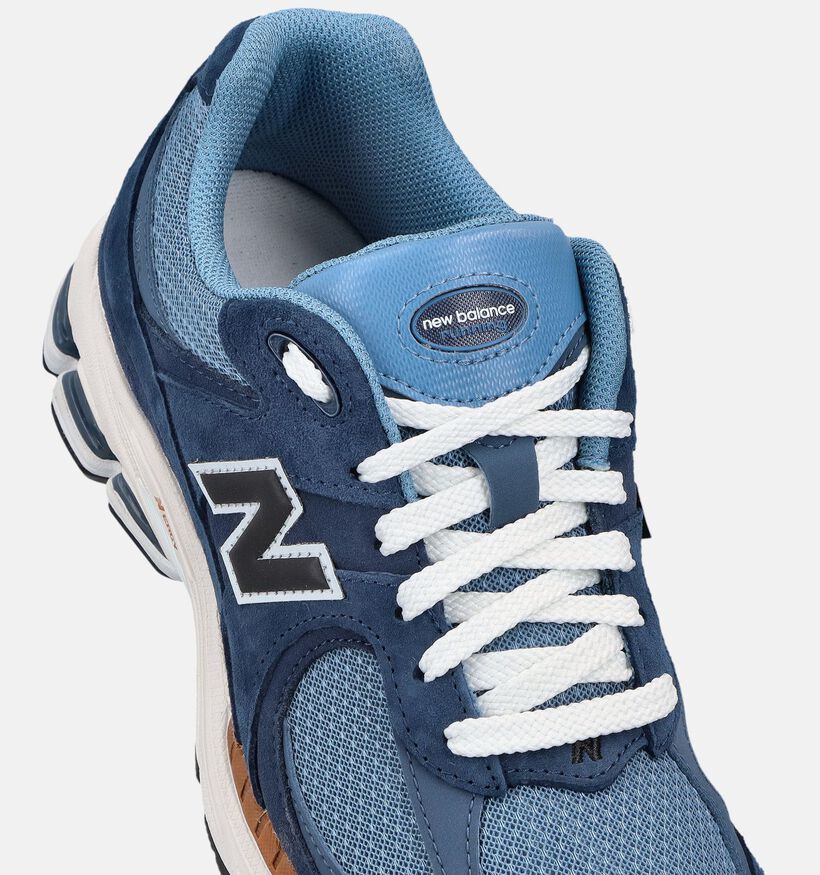 New Balance 2002 Baskets basses en Bleu pour hommes (375119) - pour semelles orthop&eacute;diques