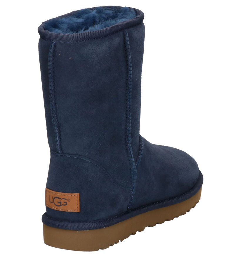 UGG Classic Short Bottes en Cognac en nubuck (313768)