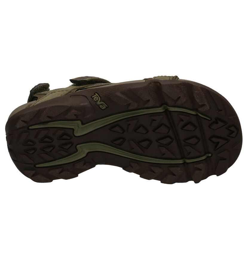 Teva Tanza Sandales en Vert kaki pour garçons (306074)