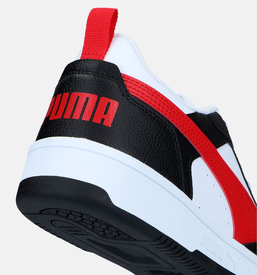 Puma Rebound V6 Witte Sneakers voor heren (326551) - geschikt voor steunzolen