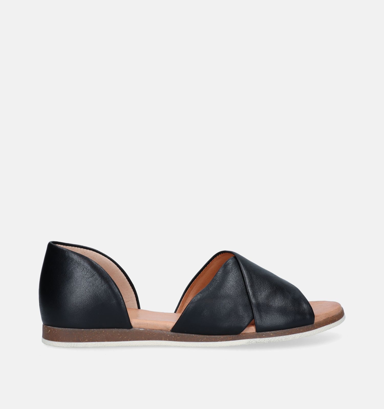Apple of Eden Chuisi Zwarte Sandalen Dames Sandalen Online op TORFS.BE