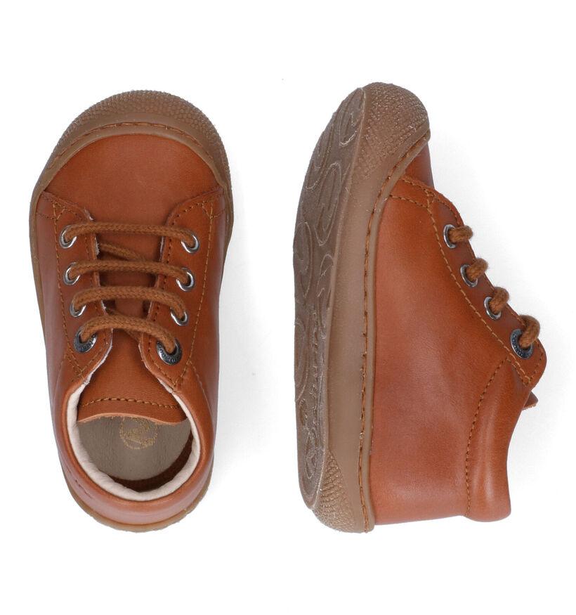 Naturino Cocoon Cognac Bottines voor jongens, meisjes (324034) - geschikt voor steunzolen