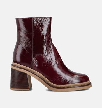 Bottines bordeaux