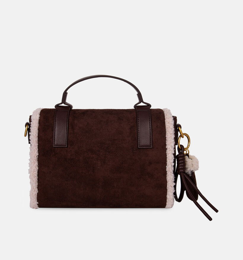 Laurent David Donkerbruine Crossbodytas voor dames (381486)