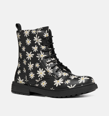 Geox Respira High Boots Zwart/Grijs