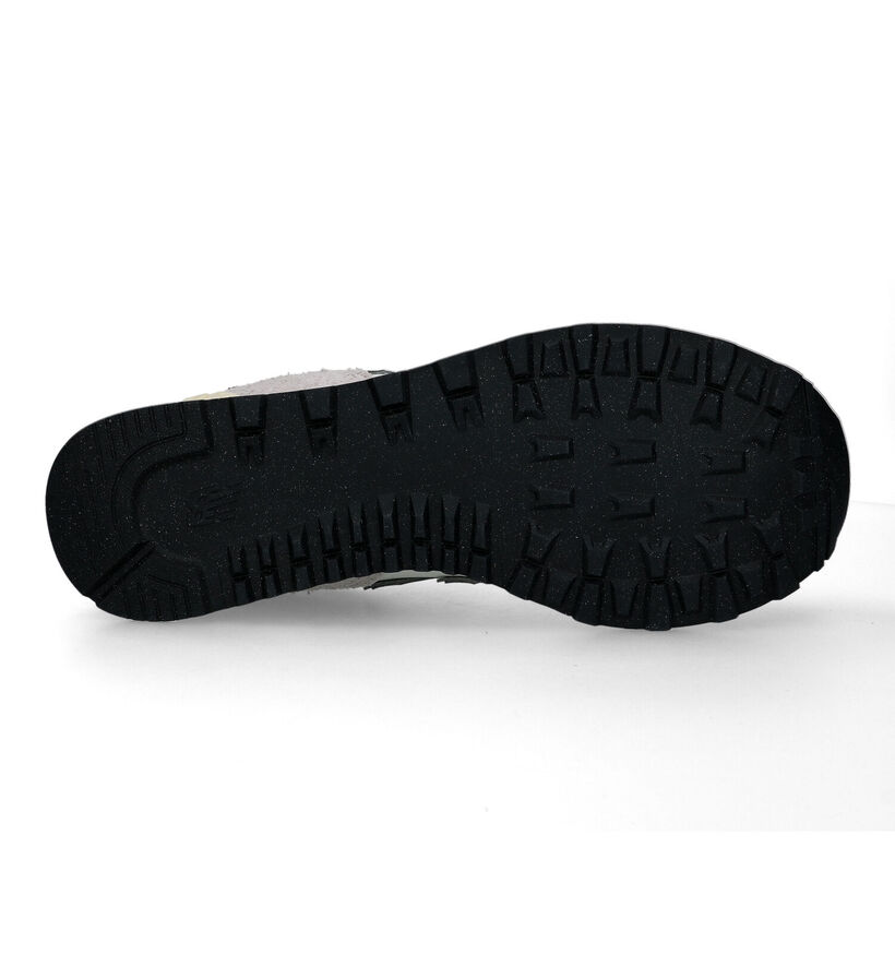 New Balance U 574 Baskets en Bleu pour garçons, hommes (350071) - pour semelles orthopédiques